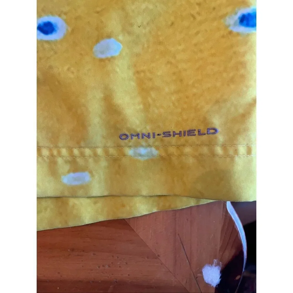 Columbia Men's Dorado Fish Scale PFG Offshore Board Shorts Yellow Green Size 38